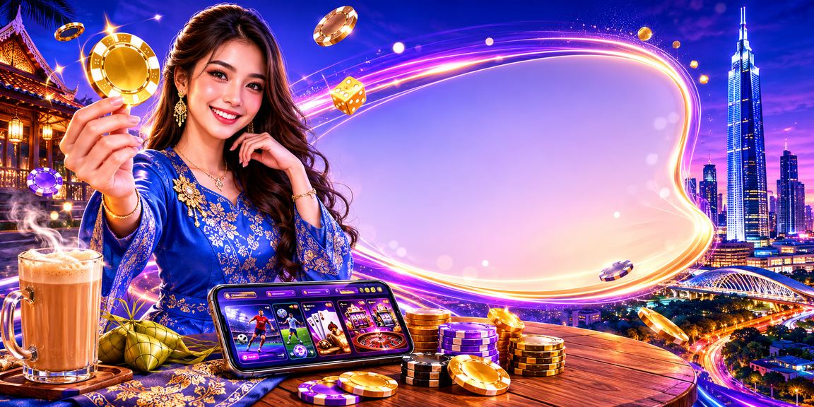 Pengguna kasino mudah alih Kuala Lumpur dalam suasana budaya Malaysia