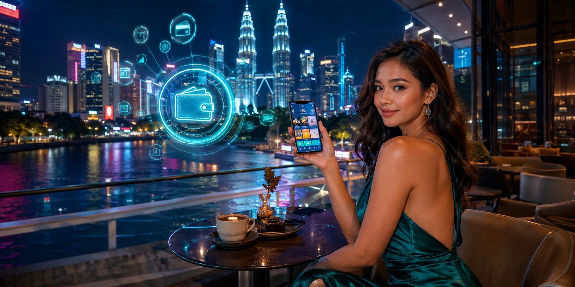 Antara muka kasino mudah alih di Kuala Lumpur dengan paparan Baccarat